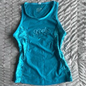 Xcel UPF 50+ Swim Rash Guard Tank w/ Floral Panels (8)